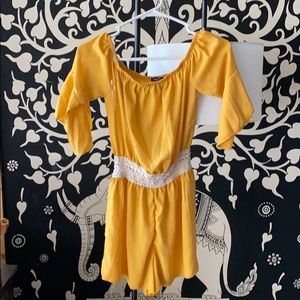 Yellow Rue 21 Romper